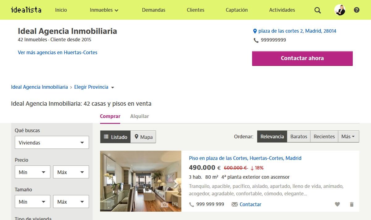 Idealista project cover